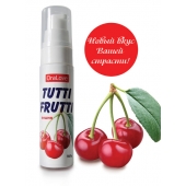 Гель-смазка Tutti-frutti с вишнёвым вкусом - 30 гр. - Биоритм - купить с доставкой в Химках