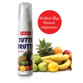 Гель-смазка Tutti-frutti со вкусом тропических фруктов - 30 гр. - Биоритм - купить с доставкой в Химках