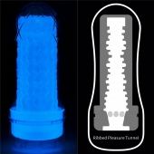 Светящийся в темноте мастурбатор Lumino Play Masturbator Ribbed - Lovetoy - в Химках купить с доставкой