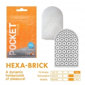 Карманный мастурбатор HEXA-BRICK - Tenga - в Химках купить с доставкой
