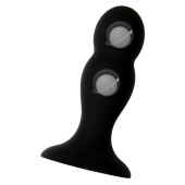 Черная анальная втулка Hidro M - 10,5 см. - Erotist Adult Toys
