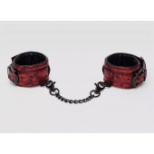 Красно-черные наручники Reversible Faux Leather Wrist Cuffs - Fifty Shades of Grey - купить с доставкой в Химках