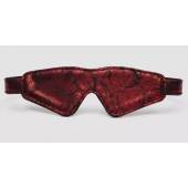Двусторонняя красно-черная маска на глаза Reversible Faux Leather Blindfold - Fifty Shades of Grey - купить с доставкой в Химках