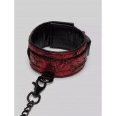 Красно-черные оковы Reversible Faux Leather Ankle Cuffs - Fifty Shades of Grey - купить с доставкой в Химках