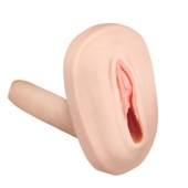 Мастурбатор-вагина с вибрацией и выносным пультом управления REALSTUFF SMOOTH   BALD - Dream Toys - в Химках купить с доставкой