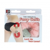 Металлические наручники с розовой меховой опушкой METAL HANDCUFF WITH PLUSH PINK - Dream Toys - купить с доставкой в Химках