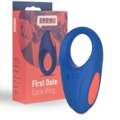 Синее эрекционное кольцо RRRING First Date Cock Ring - FeelzToys - в Химках купить с доставкой