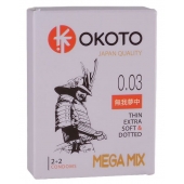 Набор из 4 презервативов OKOTO MegaMIX - Sitabella - купить с доставкой в Химках