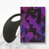 Черное эрекционное виброкольцо Thor Cockring - FeelzToys - в Химках купить с доставкой