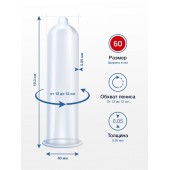 Презервативы MY.SIZE размер 60 - 3 шт. - My.Size - купить с доставкой в Химках