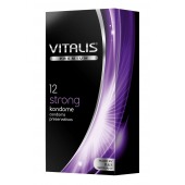 Презервативы с утолщённой стенкой VITALIS PREMIUM strong - 12 шт. - Vitalis - купить с доставкой в Химках