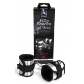 Серо-черные наручники Totally His - Fifty Shades of Grey - купить с доставкой в Химках