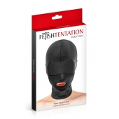 Сплошная маска на голову с прорезью для рта - Fetish Tentation - купить с доставкой в Химках