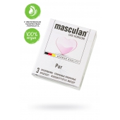 Супертонкие презервативы Masculan Pur - 3 шт. - Masculan - купить с доставкой в Химках