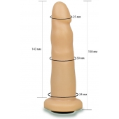 Телесная насадка Harness - 15,8 см. - LOVETOY (А-Полимер) - купить с доставкой в Химках