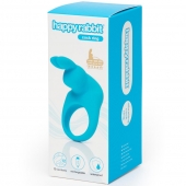 Голубое эрекционное виброкольцо Happy Rabbit Rechargeable Rabbit Cock Ring - Happy Rabbit - в Химках купить с доставкой