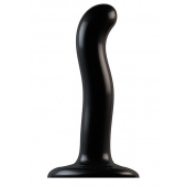 Черный фаллоимитатор-насадка Strap-On-Me P G spot Dildo size S - 16,4 см. - Strap-on-me - купить с доставкой в Химках