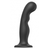 Черная насадка Strap-On-Me Dildo Plug P G size XXL - Strap-on-me - купить с доставкой в Химках