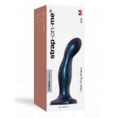Темно-синяя насадка Strap-On-Me Dildo Plug Snaky size M - Strap-on-me - купить с доставкой в Химках