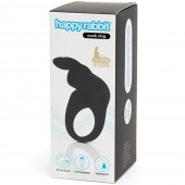 Черное эрекционное виброкольцо Happy Rabbit Rechargeable Rabbit Cock Ring - Happy Rabbit - в Химках купить с доставкой