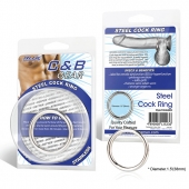 Стальное эрекционное кольцо STEEL COCK RING - 4.5 см. - BlueLine - в Химках купить с доставкой