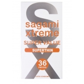Ультратонкие презервативы Sagami Xtreme Superthin - 36 шт. - Sagami - купить с доставкой в Химках