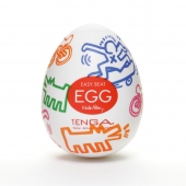 Мастурбатор-яйцо Keith Haring EGG STREET - Tenga - в Химках купить с доставкой