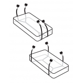 Фиксаторы для кровати WRAPAROUND MATTRESS RESTRAIN - Pipedream - купить с доставкой в Химках