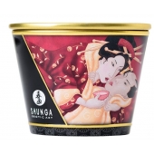 Массажная  свеча Sparkling Strawberry Wine с ароматом клубничного вина - 170 мл. - Shunga - купить с доставкой в Химках