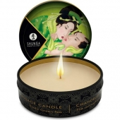 Массажная свеча Exotic Green Tea с ароматом зелёного чая - 30 мл. - Shunga - купить с доставкой в Химках
