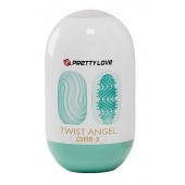 Бирюзовый мастурбатор-яйцо Twist Angel - Baile - в Химках купить с доставкой