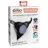 Черные трусики для страпона Body Dock SE на регулируемых ремнях - Pipedream - купить с доставкой в Химках