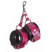 Розово-черный брелок  Наручники - Sitabella - купить с доставкой в Химках