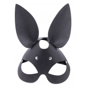Черная гладкая маска  Зайка  с длинными ушками - Crazy Handmade - купить с доставкой в Химках
