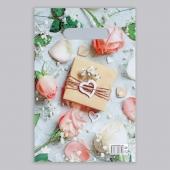 Полиэтиленовый пакет  Подарочек  с вырубной усиленной ручкой - 20 х 30 см. - Сима-Ленд - купить с доставкой в Химках