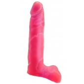 Розовая насадка-фаллос для трусиков Harness - 16,5 см. - LOVETOY (А-Полимер) - купить с доставкой в Химках
