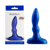 Синий анальный стимулятор Beginners p-spot massager - 11 см. - Lola Games - в Химках купить с доставкой
