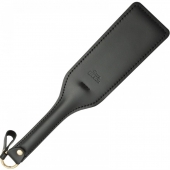 Черная кожаная шлепалка SitaBlack - 30 см. - Sitabella - купить с доставкой в Химках