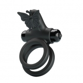Черное эрекционное виброкольцо Passionate Ring IX - Baile - в Химках купить с доставкой