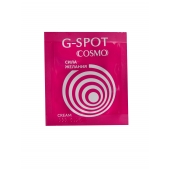 Стимулирующий интимный крем для женщин Cosmo G-spot - 2 гр. - Биоритм - купить с доставкой в Химках