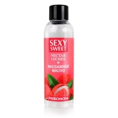 Массажное масло Sexy Sweet Nectar Lychee с феромонами и ароматом личи - 75 мл. - Биоритм - купить с доставкой в Химках