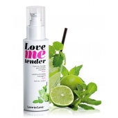 Съедобное согревающее массажное масло Love Me Tender Mojito с ароматом мохито - 100 мл. - Love to Love - купить с доставкой в Химках