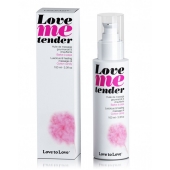 Съедобное согревающее массажное масло Love Me Tender Cotton Candy с ароматом сладкой ваты - 100 мл. - Love to Love - купить с доставкой в Химках