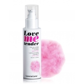 Съедобное согревающее массажное масло Love Me Tender Cotton Candy с ароматом сладкой ваты - 100 мл. - Love to Love - купить с доставкой в Химках