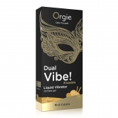 Съедобный гель Dual Vibe Pina Colada с эффектом вибрации и вкусом коктейля пина колада - 15 мл. - ORGIE - купить с доставкой в Химках