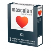 Презервативы увеличенного размера Masculan XXL - 3 шт. - Masculan - купить с доставкой в Химках