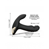 Черный вибромассажер простаты Multi P-Joy с 3 моторами - Dorcel - в Химках купить с доставкой