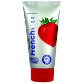 Съедобный лубрикант Frenchkiss с ароматом клубники - 75 мл. - Joy Division - купить с доставкой в Химках