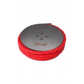 Красная веревка для шибари на катушке - 10 м. - Pecado - купить с доставкой в Химках