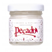 Массажная свеча Caramel   Popcorn - 35 мл. - Pecado - купить с доставкой в Химках